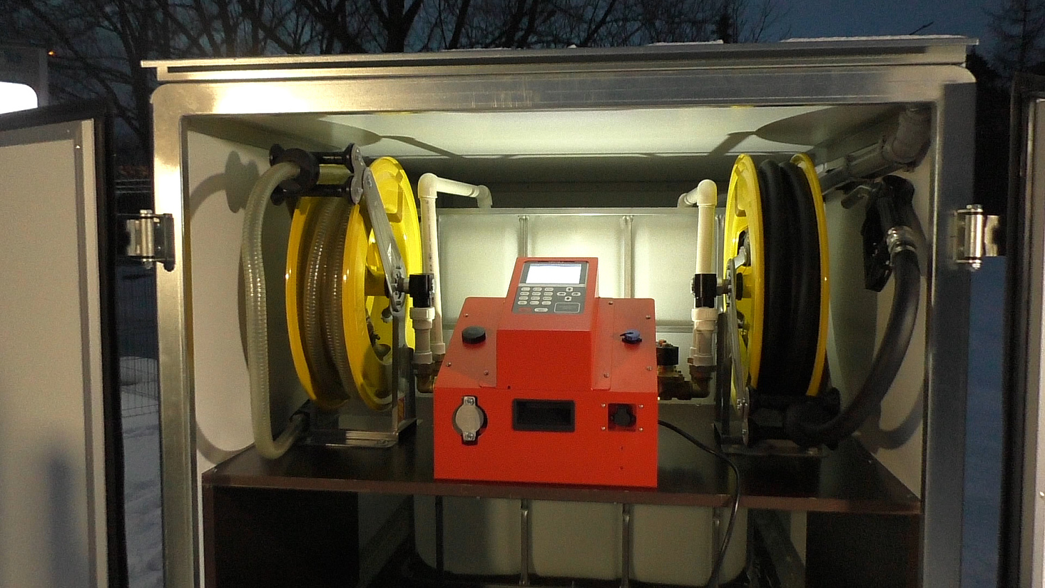 Изготовление мобильной тарировочной станции на 1 м3 на базе прицепа "ИСТОК"